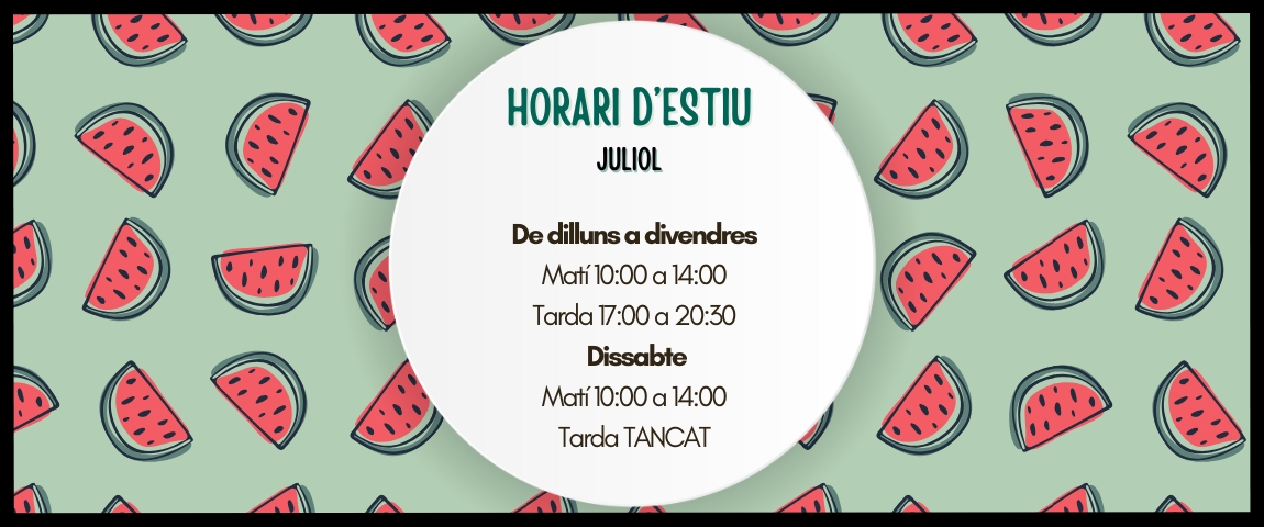 Horari d'estiu